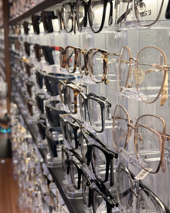 Fábio Ótica, detalhe lentes